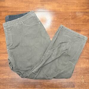 KUHL Rydr Vintage Patinadye Pants Men's 42x30 Military Green Outdoor Hiking Work